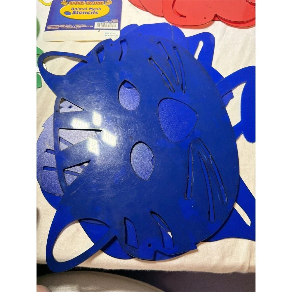 Set Of 20 Animal Mask Stencils